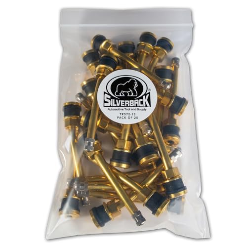 Silverback TR572 Brass Truck Tire Valve 13° Bend, Pack of 25