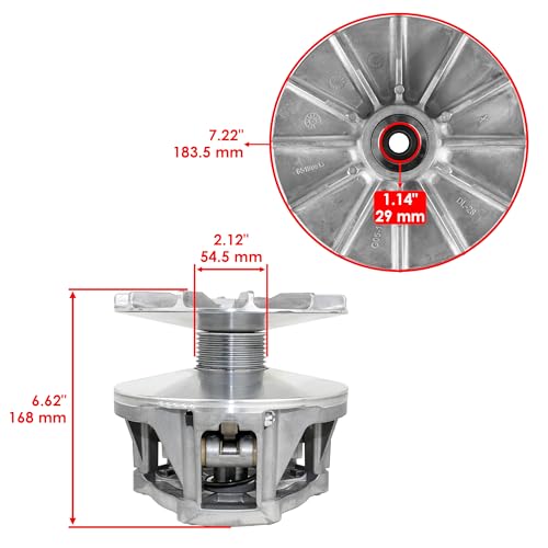 Caltric Complete Primary Drive Clutch with Belt Compatible with Polaris Sportsman 500 4X4 1998-2002