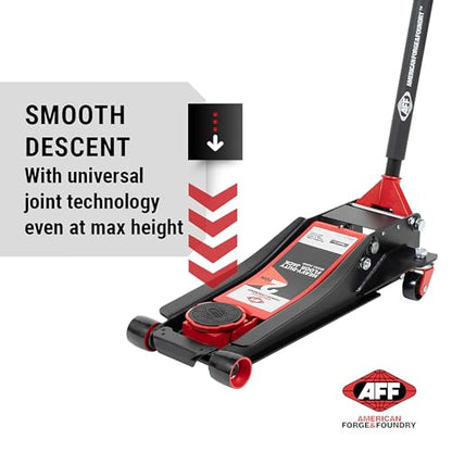AFF 2 Ton Floor Jack - Low Profile Car Jack with Lightning Lift Hydraulic - Heavy Duty - style: Standard Chassis