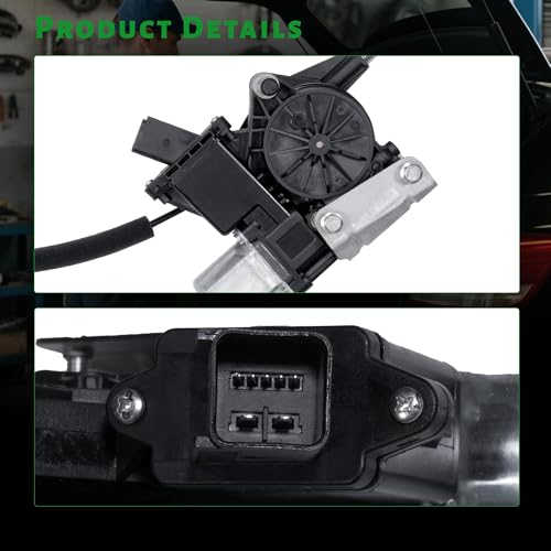 Front Passenger Side Power Window Regulator with Motor - size: 751-711