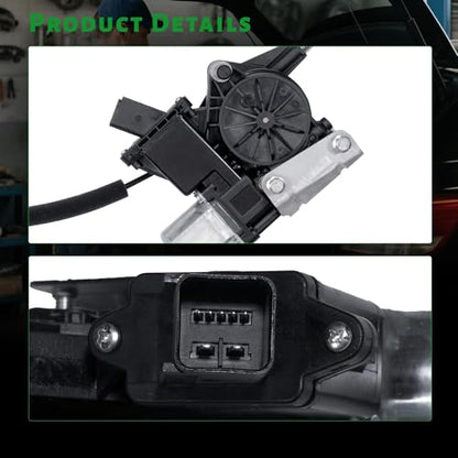 Front Passenger Side Power Window Regulator with Motor - size: 751-711