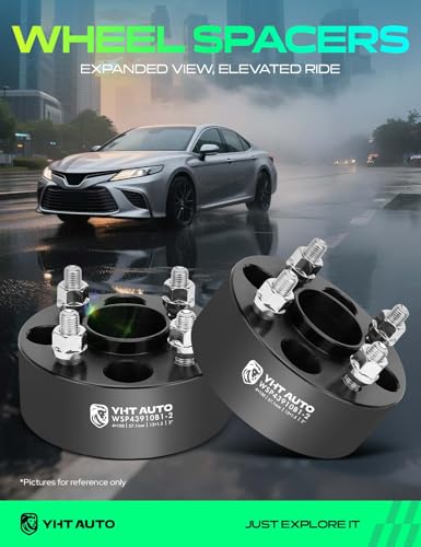 YHTAUTO 4x100 Hub Centric Wheel Spacers 2 Inch for Chevy, Dodge, Geo - size: 2 Inch Thickness, style: 2 PCS