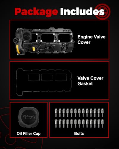 Engine Valve Cover Fits for 2011-2015 335i, 2011-2016 535i, 2011-2018 X5 - size: 11127570292