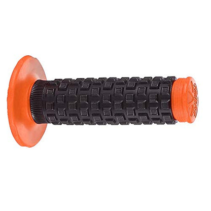 Motorcycle Grips 7/8" Dirt Bike Grip Pillow Top Grips Rubber Anti-Slip Universal Handlebar Racing Grip for Motocross ATV - color: Orange