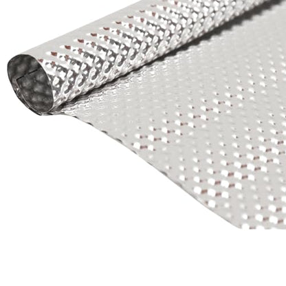 Embossed Aluminum Exhaust Heat Shield Automotive 20'' x 27.5'' High Temp Thermal Barrier Exhaust Wrap Electrical For Cars/Turbo Manifold - size: 20 inch W x 27.5 inch L