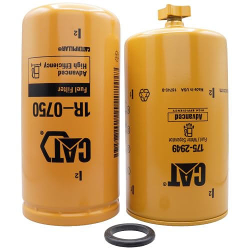 CAT 175-2949 & 1R-0750 Fuel Filter & Water Separator Kit – Fits FASS Lift Pumps – Diesel Engine Replacement Filters