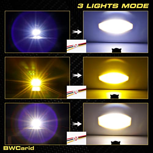 LED Pods Off Road Auxiliary Driving Fog Lights - size: Motorcycle LED Driving Lights (2-Pack)