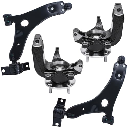 Detroit Axle - 4pc Front End Control Arms Kit for 2006-2011 Ford Focus - size: 4CU47695/4PC
