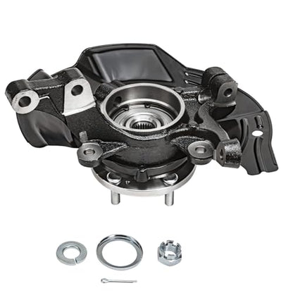 Detroit Axle - Front Steering Knuckles & Wheel Hub Bearings + Struts w/Coil - size: 4QU47753/ Big strut kit