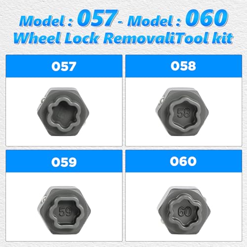 BELEY 22Pcs Wheel Lock Removal Kit Compatible with BMW