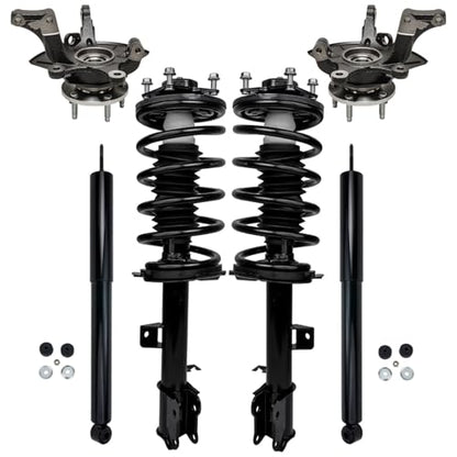 Detroit Axle - 6pc Suspension Kit for 2008-2011 Ford Escape Mazda Tribute - size: 6AQU47681/ strut shock sway kit