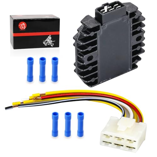 6 Pin Regulator Rectifier & Plug for Kawasaki Lakota KLF300 Bayou300 KEF300