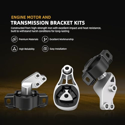 Engine Motor Mount Transmission Bracket Kits for Smart Fortwo - style: for Fortwo Electric 1.0L 2008-2015