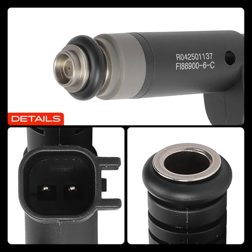 A-Premium Fuel Injectors 6-PC Set Compatible with Ford