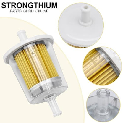 Strongthium Universal 5/16" Inline Gas Fuel Filter Clear