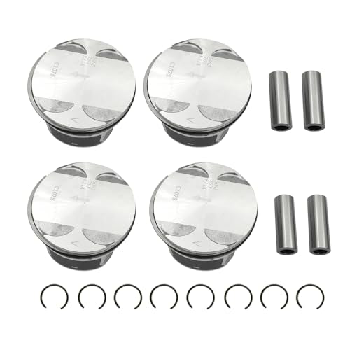 Engine Piston & Piston Snap Rings Kit Fits for Buick Chevrolet GMC Pontiac Saturn 2.4L S224-3959 GA9034 88mm Bore