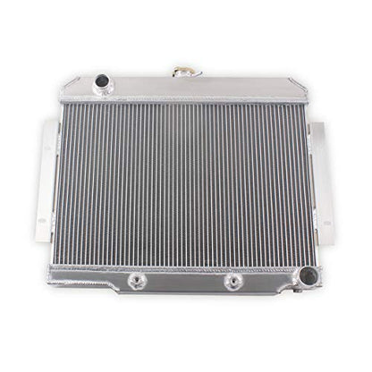 OHOB-COOL 3row Full Aluminum Radiator For 1972-1986 73 74 75 76 85 Jeep CJ CJ5 CJ6 CJ7 V8 Conversion (CHEVY ENGINES ONLY) - size: 72-86 jeep