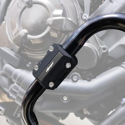 Xitomer 1 Pair 22mm/25mm/28mm Engine Guard Bumper Crash Bar Protectors - color: Black