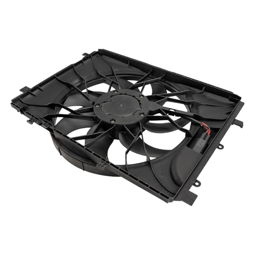 PHILTOP 623130 Radiator Cooling Fan Assembly, Fit for E350, C300, GLK350 - size: C300, C250, C350, E350, E400, GLK350, GLK250