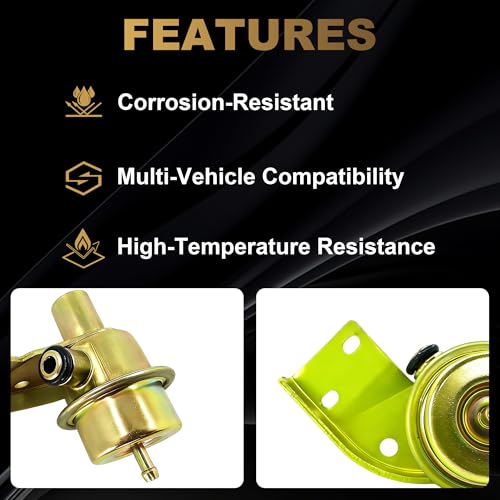 PartsFlow Fuel Injection Pressure Regulator For 1987-1990 Jeep Cherokee For 1987-1990 Jeep Comanche For 1987-1990 Jeep Wagoneer PR21T 927-816