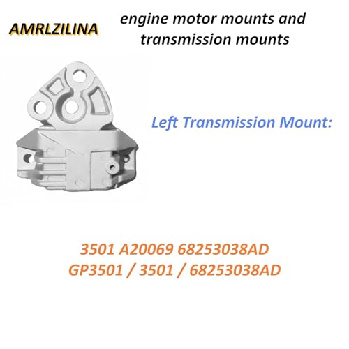 Engine Motor Transmission Mount Kit for Compass 2017-2022 - size: 2017-2022 Jeep Compass 2.4L 6 Speed