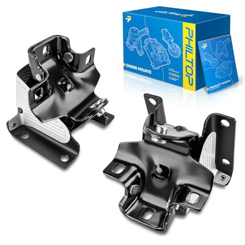 PHILTOP Set of 2 Engine Mounts for 2002-2006 Chevy Avalanche 1500 - size: Silverado 1500 1999-2007