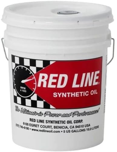 Red Line 57916 75W140 GL-5 Synthetic Gear Oil for Hypoid Limited Slip Differentials - 5 Gallon Pail