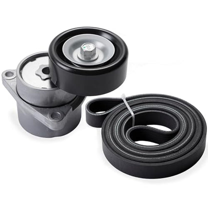 Belt Tensioner and Serpentine Belt Kit for Nissan Altima 2.5L L4 2007-2013 - size: for Altima 2007-2013