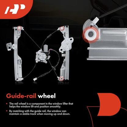 A-Premium Front Driver Side Power Window Regulator with Motor (6-Pin) - style: Front Driver Side (LH)