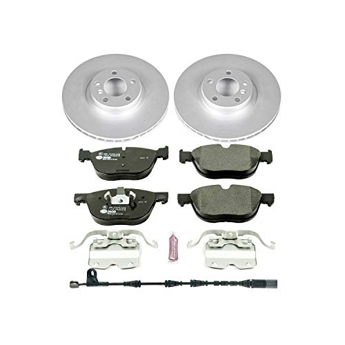 PowerStop Euro-Stop Fully Coated Front Brake Kit For BMW X5 2011-13 | BMW X5 2016-18 - ECE-R90 Certified Brake Pads + Disc Rotor Upgrade, ESK6061