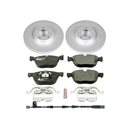 PowerStop Euro-Stop Fully Coated Front Brake Kit For BMW X5 2011-13 | BMW X5 2016-18 - ECE-R90 Certified Brake Pads + Disc Rotor Upgrade, ESK6061