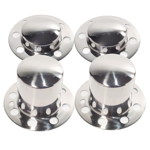 4Pcs 5.15" Trailer Wheel Center Caps for 8 Lug Eagle Alloys Dually - size: 2pcs Front, 2pcs Rear, 5.15 Broe