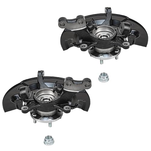 Detroit Axle - 2.5L Front 4pc Steering Knuckles Kit for 12-17 Toyota Camry - size: 4QU48648/ Big strut kit