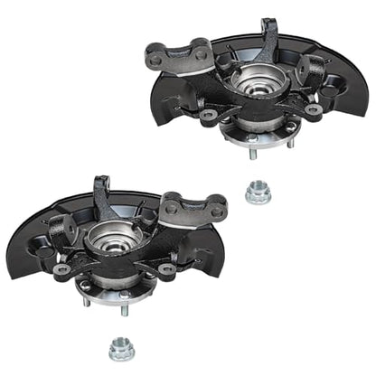 Detroit Axle - 2.5L Front 4pc Steering Knuckles Kit for 12-17 Toyota Camry - size: 4QU48648/ Big strut kit