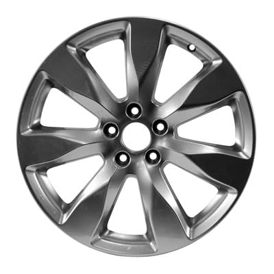 19x8 Aluminum Wheel Rim 7 I-Spoke Light Hypersilver - Factory Restored Compatible With Acura MDX 2014-2016 - Exact Fit - Direct Replacement