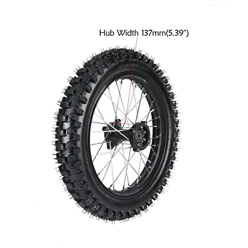 Front 70/100-19 + Rear 90/100-16 Tire Rim Wheel for Dirt Pit Bike CRF100 TTR125