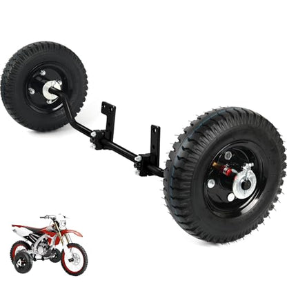 AR-PRO Dirt Bike Training Wheels, Compatible with PW50, CRF50, 50cc Bikes - color: Black & Black