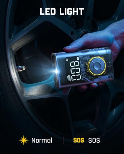 Fanttik X9 Pro Portable 1Min Fast Tire Inflator for Compact Car, Gray - color: Mechanical Gray