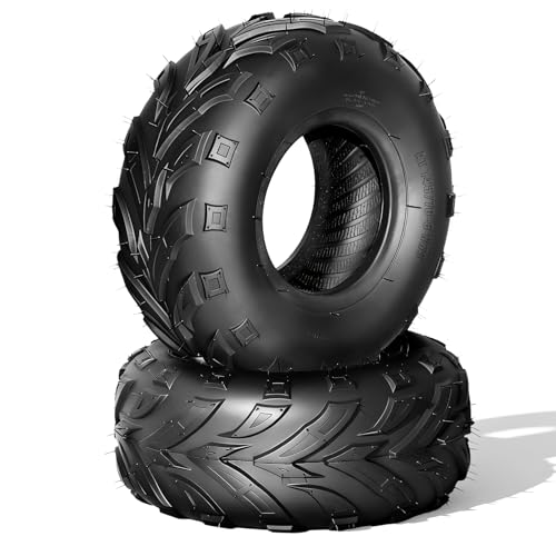 145/70-6 Go Kart Tires,4PR Mini Bike Tires,Tubeless,Pack of 2 - size: 145/70-6