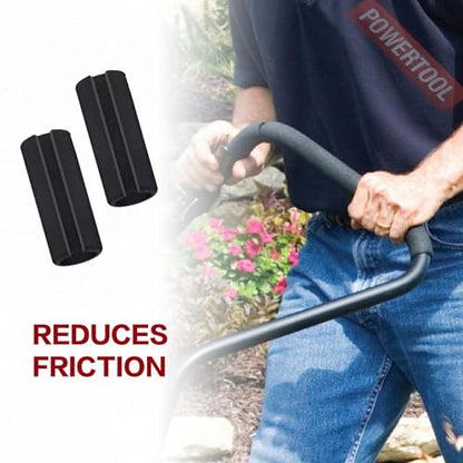 2 Pack Black Handle Grips Buffer Tube Cover 4.25 Inch NBR Rubber Foam Handle Cover Handlebar Grips Pad for Fitness Gardening Bike Bicycles Motorcycle Exercise Equipment Handlebar Replacement
