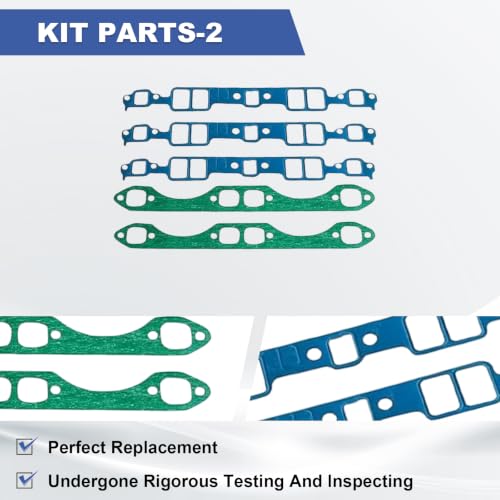 SBC Gasket Set for GMC Buick Oldsmobile Pontiac - color: 260-1000, 260-1045, FS1178BJ