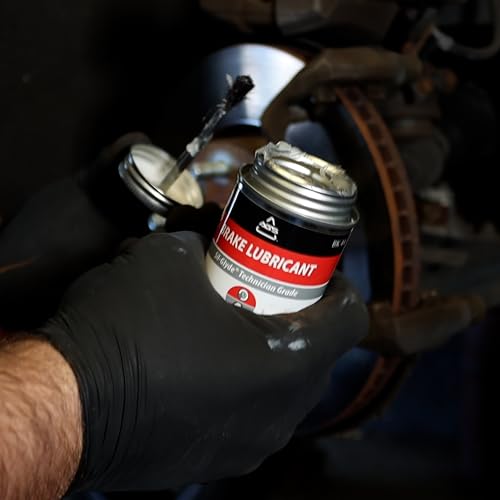 AGS Automotive Solutions 4oz Brush Top SIL-Glyde Silicone Brake Grease - Premium Brake Caliper Grease and Brake Lubricant for Optimal Performance and Longevity - size: 4oz