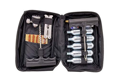 CO2 Motorcycle, ATV Flat Repair Kit Tubeless Tire Repair Kit