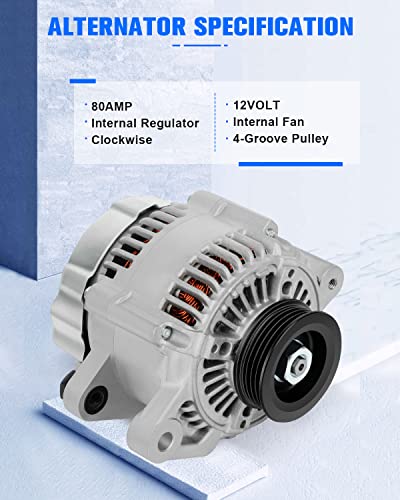 New Alternator Compatible with Toyota for 11203 - size: 11203