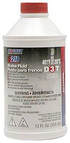 Wagner DOT 3 21B Brake Fluid, 12 oz; 355 ml