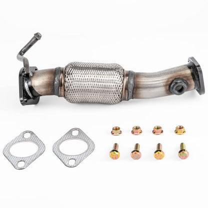 409 Stainless Steel Front Exhaust Flex Pipe 52560 - size: for 11-16 Elantra WITH O2 SENSOR PORT