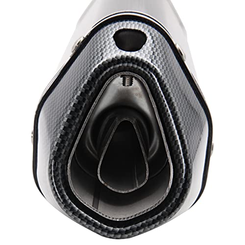 Motorcycle Slip On Muffler,1.5-2" Carbon Fiber Unversal Slip on Silencers