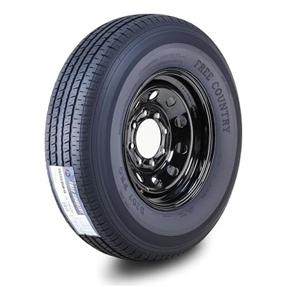 Free Country Trailer Tire Wheel ST235/85R16 12-Ply 128N 8X6.5 Black Mod Rim - size: ST235/85R16 /8x6.5
