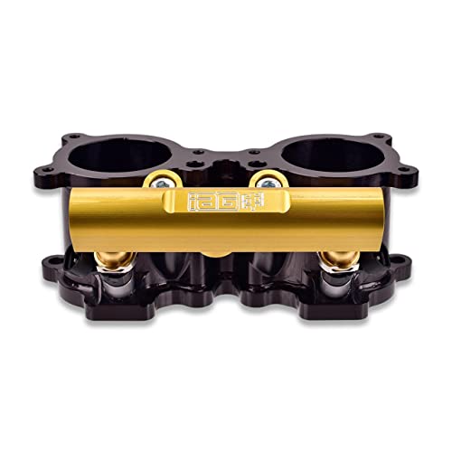 IAG V3 Top Feed Fuel Rails for Subaru WRX 2002-14, STI 07-21, Gold - color: Gold