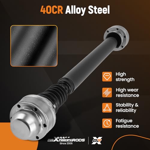 maXpeedingrods 938-124 Drive Shaft Prop Shaft Driveshaft Assembly for Jeep Liberty [4WD] V6 3.7L 42RLE Trans Replace# 52111594AA - style: 52111594AA